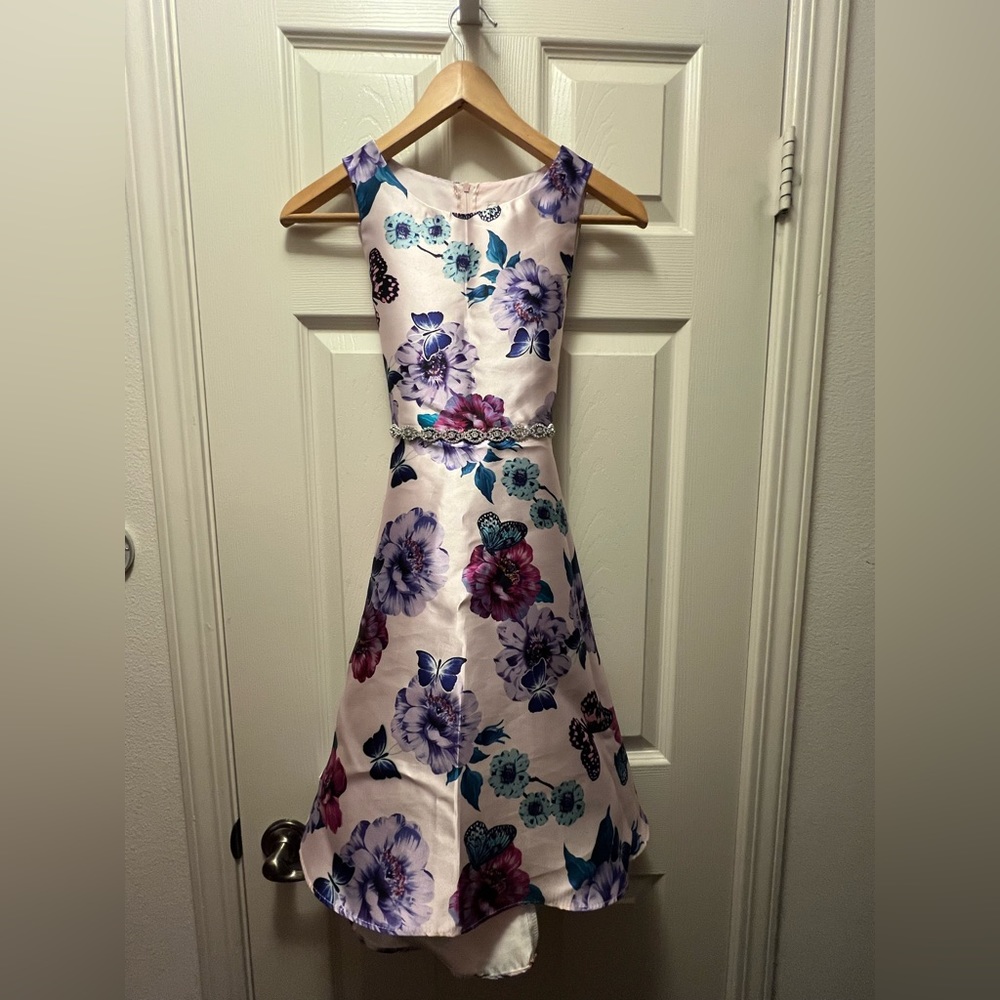Emily Rose Girl size 12 Pink Floral dress